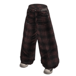 Red Plaid Emo Pants