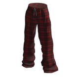 Red Plaid Pajama Sweatpants