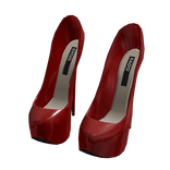 ☆ red platform high heels