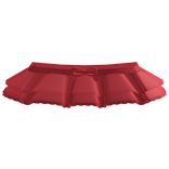 red princess mini bow skirt