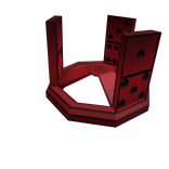 red pumpkin domino crown
