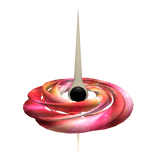 Red Quasar Black Hole (right shoulder)