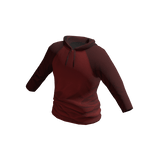 Red Raglan Hoodie