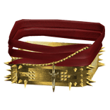 Red Right Shoulder Gold Armor