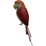 (Red) Right Shoulder Parrot
