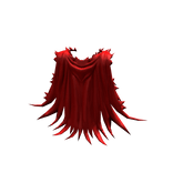 Red Ripped Guts Cape