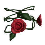 Red Roses Arm Decoration - Left