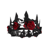 Red Roses Black Gothic Crown 
