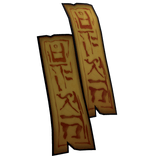 Red Sheet Zombie Talisman Eyepatch (L)