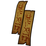 Red Sheet Zombie Talisman Eyepatch (R)