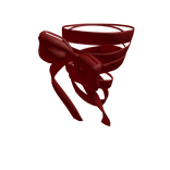 red silk bow twisted (korblox)