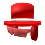 Red Simple Hat