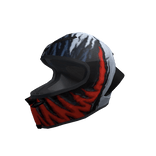 'Red Smile' Motorbike Helmet