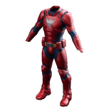 Red Space Captain Suit