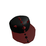 Red Spiked Emo / Goth Snapback Cap