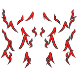 Red Spiky Aura Bottom