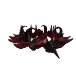 Red spiky crown