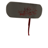 Red Stained Face Bandage