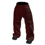 Red Streetwear Sweats w/ Boots