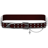 Red Studded Punk Belt