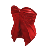 Red Summer Vacation Twisted Tube Top