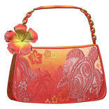Red Sunset Summer Bag Hibiscus 2000s Gyaru Preppy