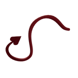 red tail heart demon cute (MERU)