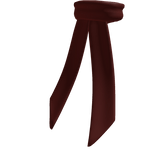 Red tail long scarf