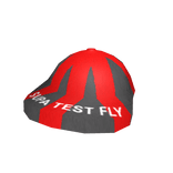 Red Test Baseball Fly Cap