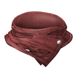 Red Torn Neck Warmer