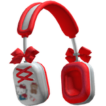 ♡ Red Trendy Sanrio Headphones ♡