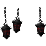Red Vampire Emo Vkei Gothic Hanging Lanterns