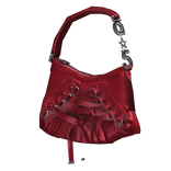 Red Velvet Ballet Corset Bag