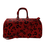 Red Virgil abloh riddler duffel bag