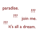 Red Weirdcore Text Overlay Aura