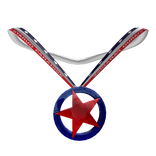 red white blue amekaji gyaru and gyaruo necklace