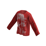 Red Y2K Goth Graphic Emo Shirt