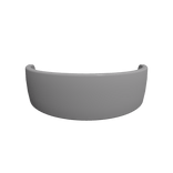 REFLECTIVE SILVER EYE COVER 