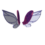 reformed changeling pony wings