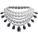 Regal Diamond Necklace Black