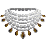 Regal Diamond Necklace Gold