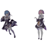 Rem & Ram Anime Huz Aura | Re:Zero