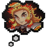 Rengoku Kyojuro Demon Slayer | Thinking Bubble 