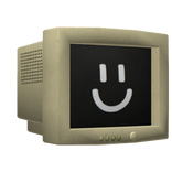 Retro Computer Head (Smile)