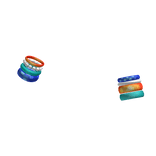 Retro Gyaru Chunky Polka Dot Bracelets