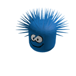 Retro Puffle - Blue