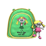 Retro/Vintage Backpack | Green & Yellow