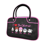 Retro/Vintage Bag | Black & Pink