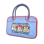 Retro/Vintage Bag | Blue & Red