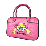 Retro/Vintage Bag | Hot Pink & Black